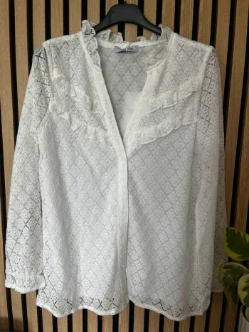 Blouse manches longues blanche