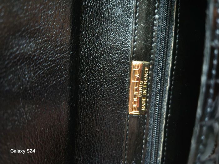 Sac vintage crocodile en cuir pourchet - photo numéro 5