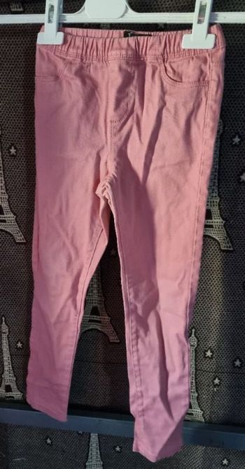 Jeans rose élastique à la taille 7-8ans