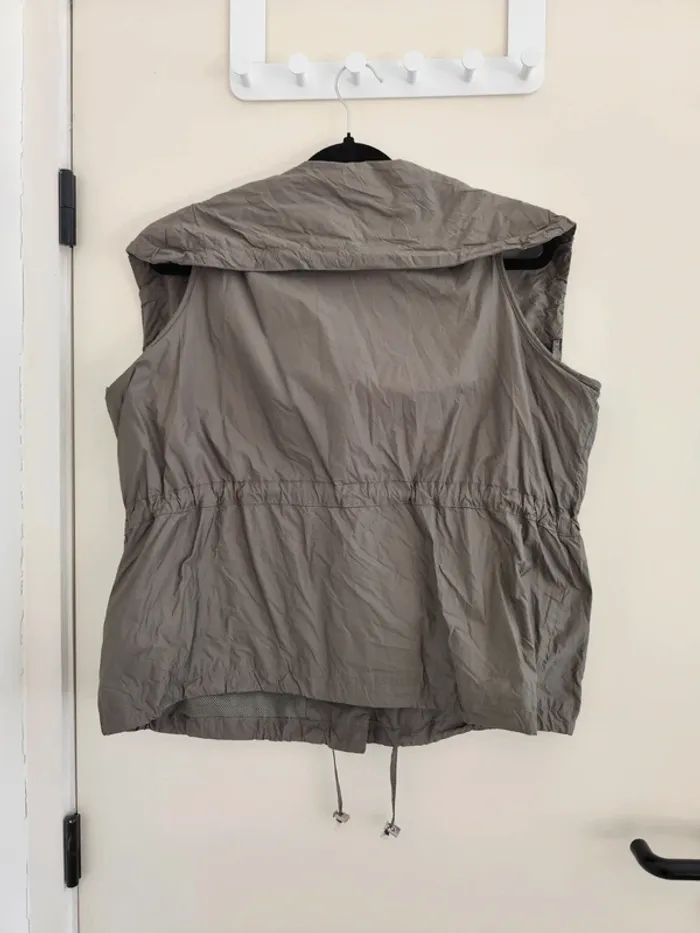 Veste coupe vent sans manches Sarah Pacini marron taille unique - photo numéro 5