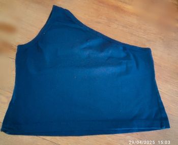 Débardeur 1 bretelle noir taille 42/44