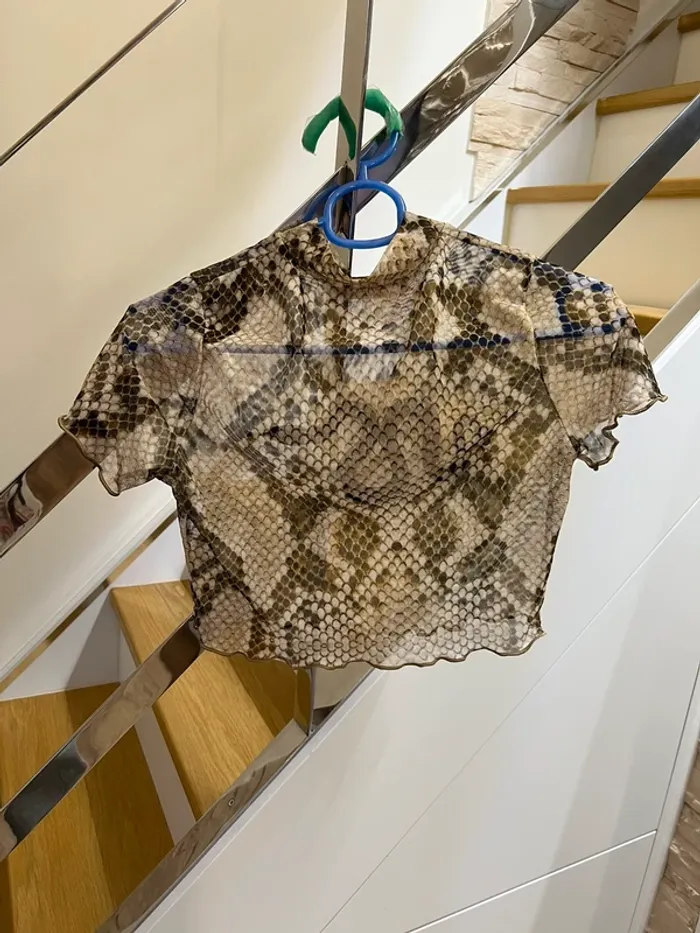 Crop top serpent - photo numéro 2