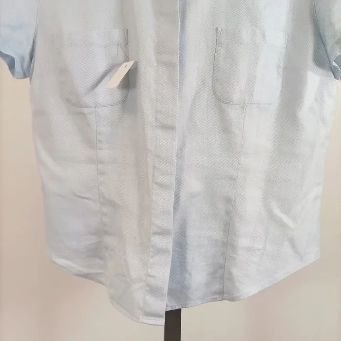 Chemise bleu clair manches courtes - Alain Figaret - Taille 40 Neuve A528 - photo numéro 6