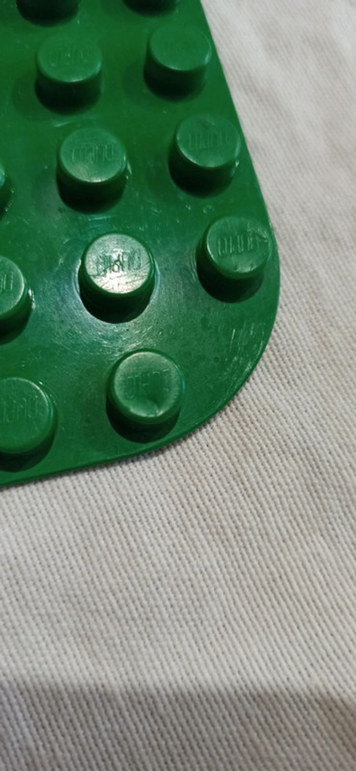 Plaque de base décor lego duplo verte - photo numéro 8