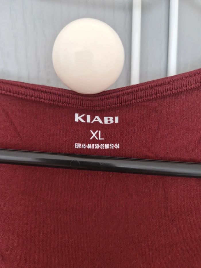 Pyjama de grossesse marron bordeaux étoiles taille XL Très bon état Kiabi - photo numéro 4