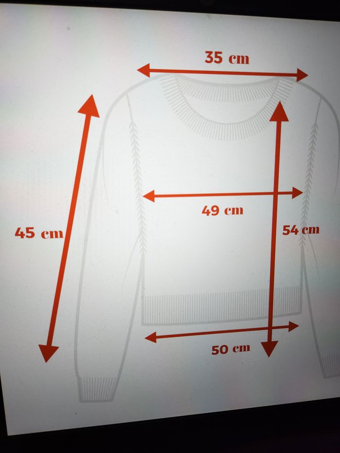 Pull Bréal beige à carreaux Manches 3/4 Taille 1 Taille S - photo numéro 10