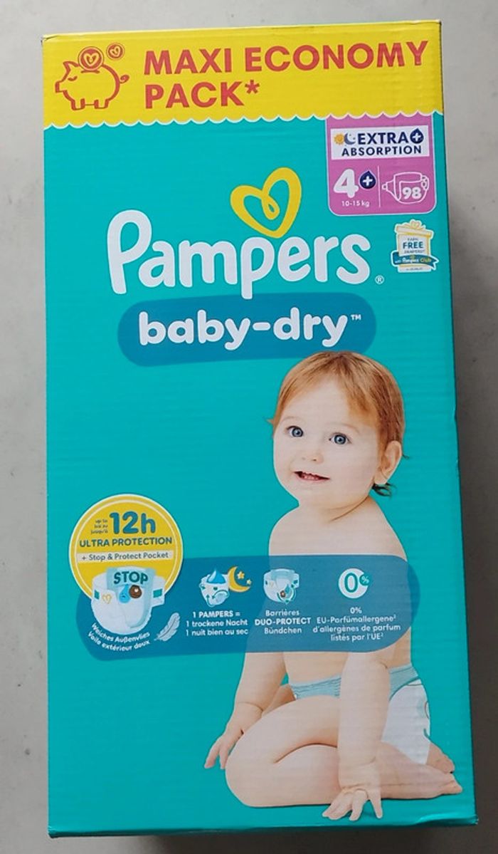 Pampers Baby Dry T4+(10/15kg)