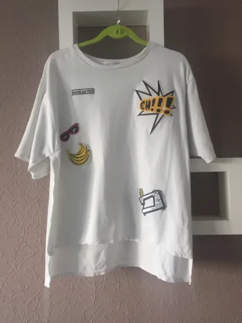 T-shirt oversize zara taille S