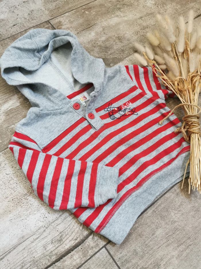 🌺La compagnie des petits Sweat a capuche 12mois - photo numéro 8