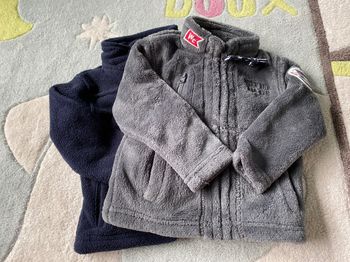 Lot 2 Veste style Polaire - 12mois