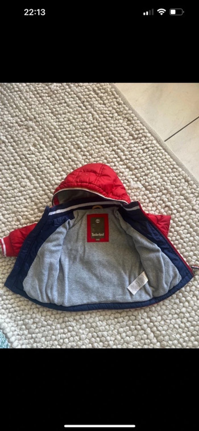 Doudoune timberland 6 mois - photo numéro 3