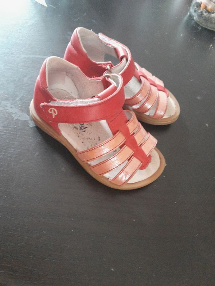 Sandales filles taille 20 - photo numéro 2