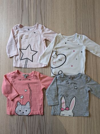 Lot t-shirts manches longues