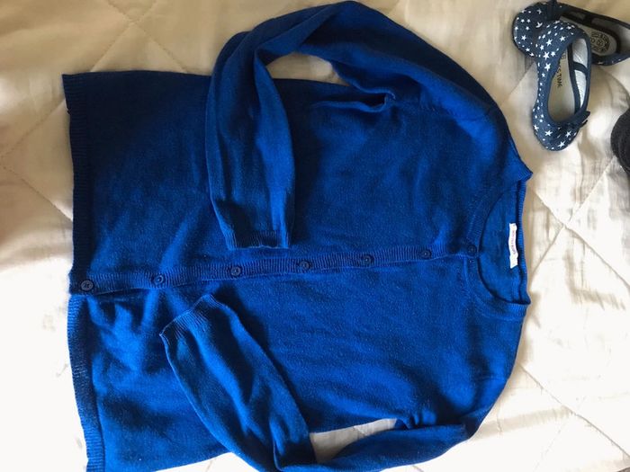 Gilet bleu électrique