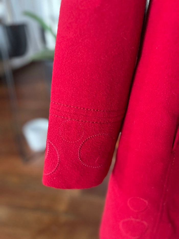 Manteau rouge T 36 - photo numéro 6