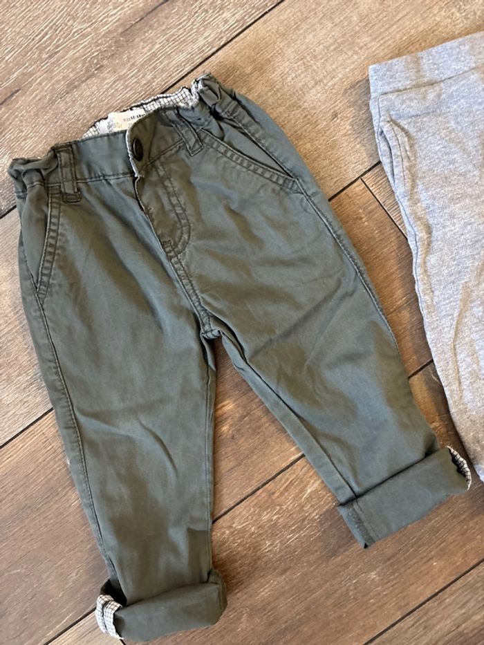 Lot de 2 pantalons 12-18 mois - photo numéro 2