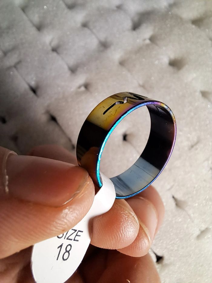 Bague acier inoxydable silhouette - photo numéro 3