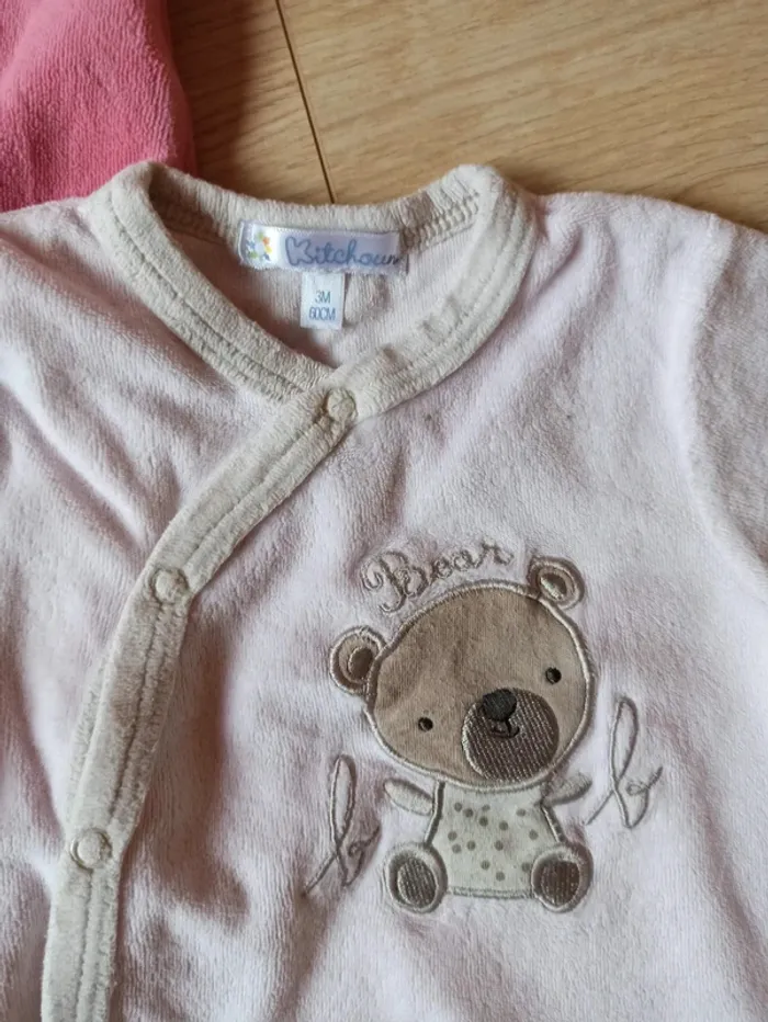 Lot de 2 pyjamas hiver fille - photo numéro 3