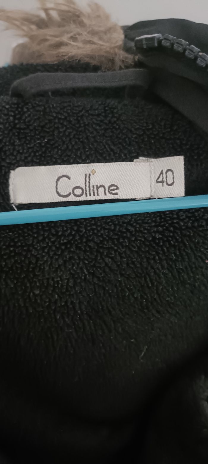 Manteau chaud de grossesse et de portage marque Vertbaudet (colline) taille 40 - photo numéro 3