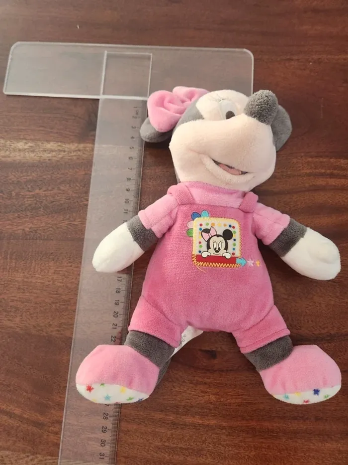 Peluche Disney Minnie Pyjama Rose 🧸 - photo numéro 2