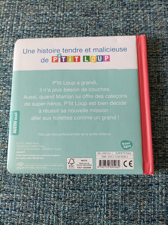 Livre P'tit loup ne met plus de couches - photo numéro 2