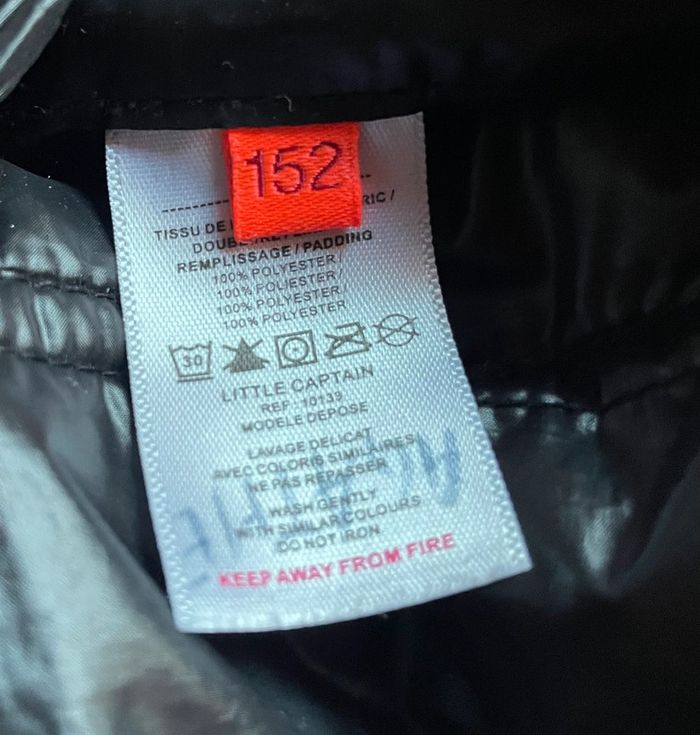 Veste réversible rose et noir fille 12 ans Little Captain - photo numéro 7