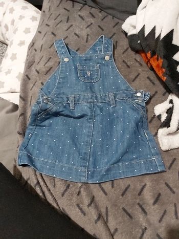 Robe jean obaibi taille 6 mois 68 cm