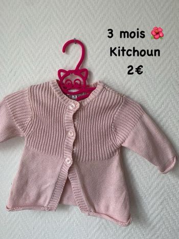 Gilet 🌺 3 mois 🌺 Kitchoun