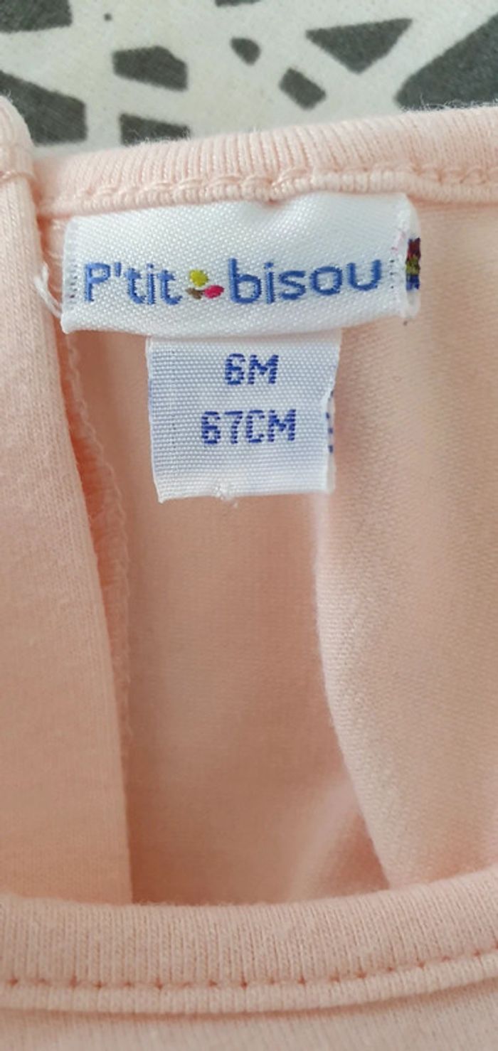 T shirt manches longues 6 mois fille - photo numéro 4