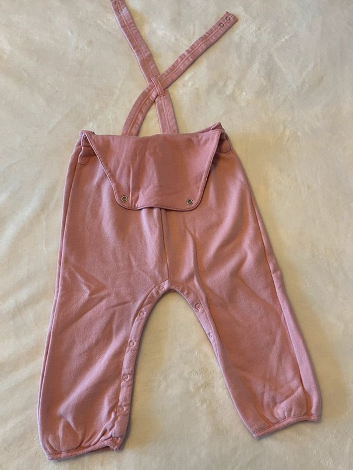 Salopette rose Petit Bateau taille 36M/95cm - photo numéro 2