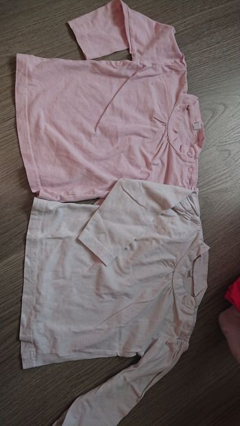Lot de 2 t-shirts taille 18 mois