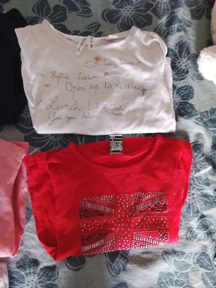 Lot tee-shirt Manche longue 4 ans - photo numéro 4