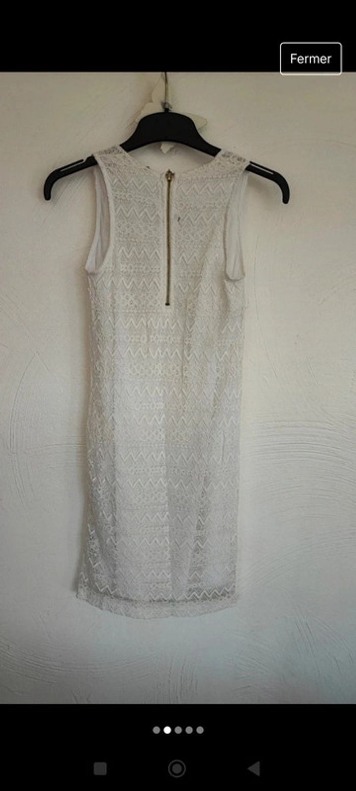 Robe blanche été taille unique - photo numéro 2