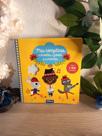 Mes comptines à écouter, à jouer et à mimer – Auzou éveil - Sans CD