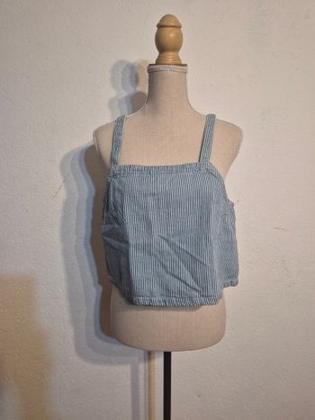 Haut débardeur mang en jean