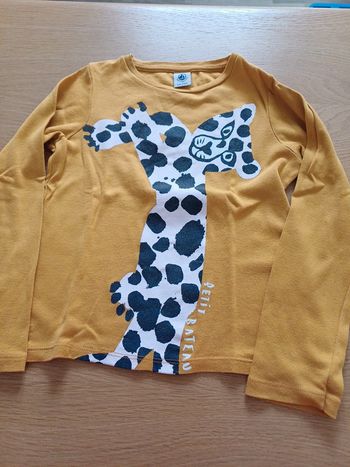 T-shirt manches longues petit bateau 6 ans