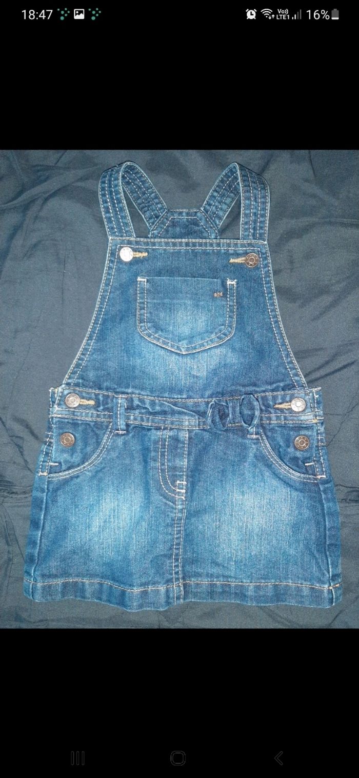 Salopette jupe 9 mois (c3)