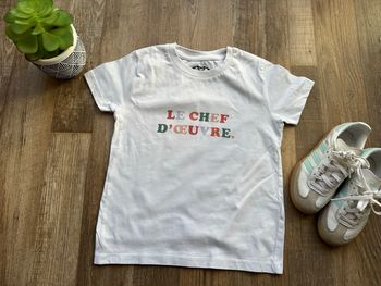 - Tee shirt Monsieur T-shirt - 5/6 ans - Très bon état