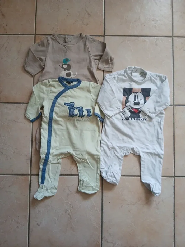 Lot de 3 pyjamas