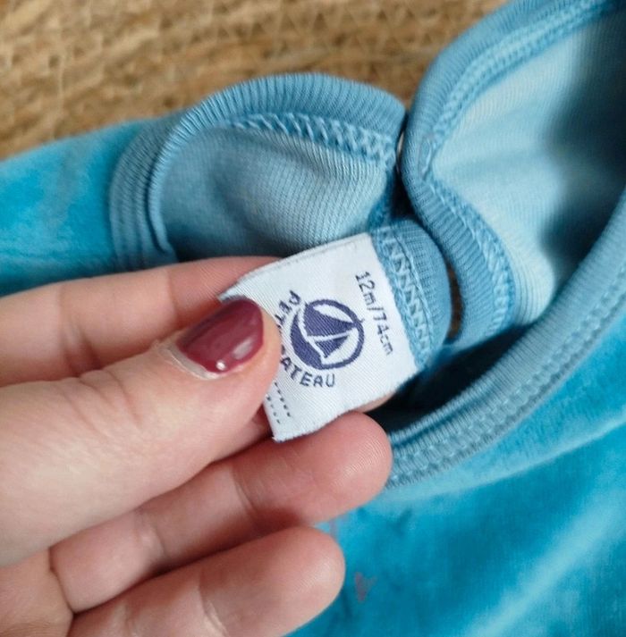 Pyjama velours 12 mois - photo numéro 2
