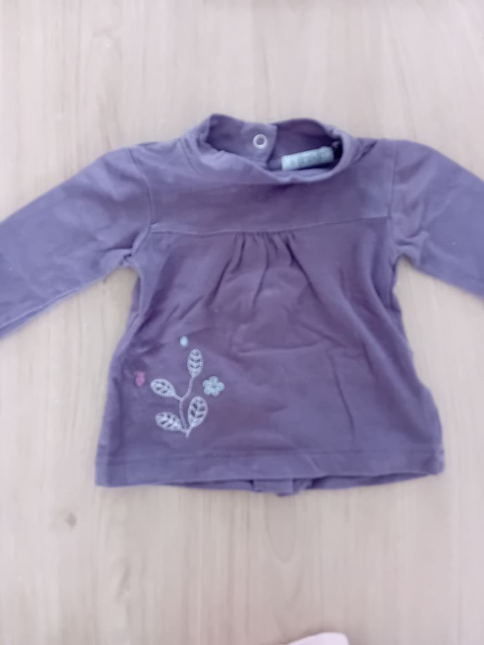 Haut à col roulé fille