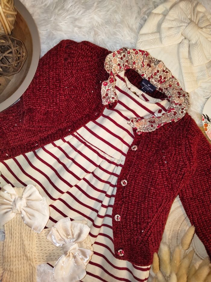 Ensemble complet automne/hiver sergent major fille 6 mois 🎀 - photo numéro 3