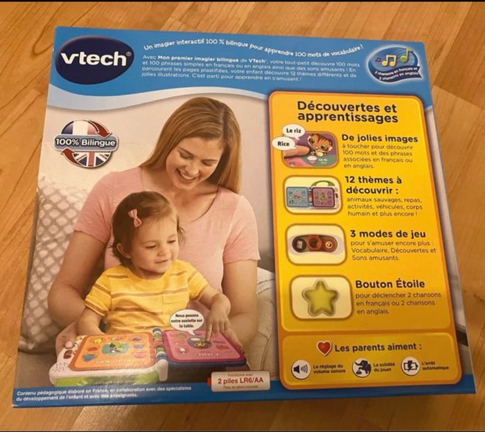Jeu Vtech Mes 100 premiers mots bilingue neuf - photo numéro 4