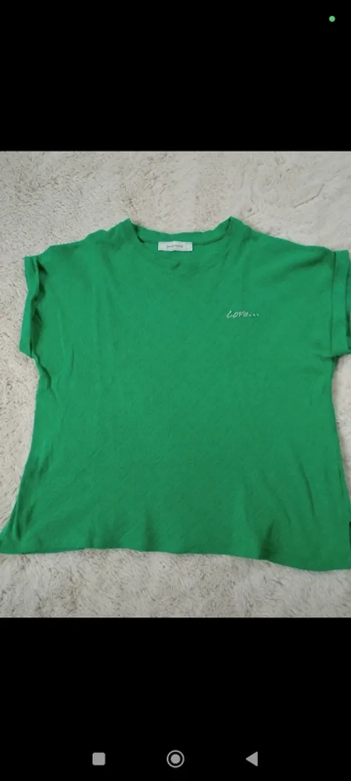 Tee shirt vert Promod 36