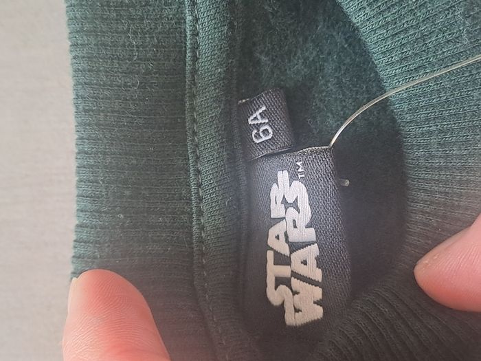 Sweat Star Wars Grogu Vert Sapin 6 ans - photo numéro 8