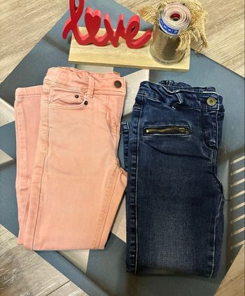 2 jeans fille - 5 ans 