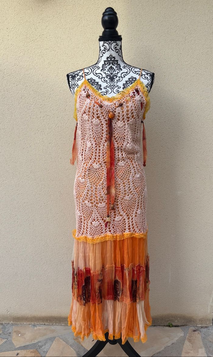 Robe longue coloré