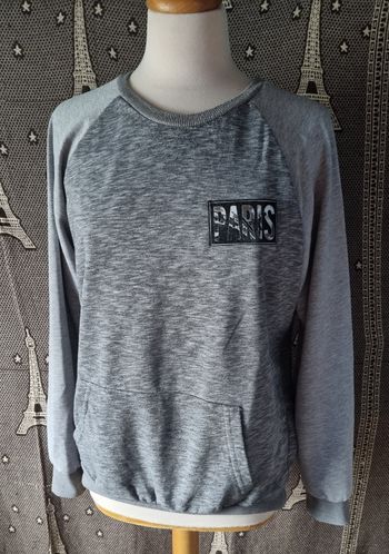 Sweat gris taille XL-2XL mixte