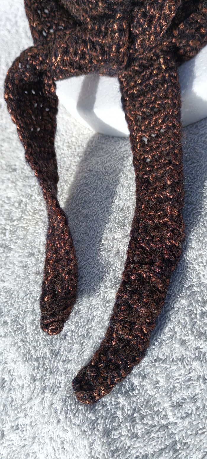 Écharpe COPPER SHINE fait au crochet façon Sophie Scarf - photo numéro 3