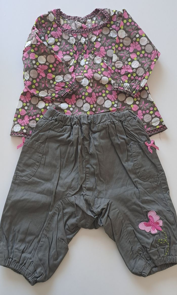 Grand Lot Bébé Fille Mi-Saison - 6 mois - 22 articles - photo numéro 2